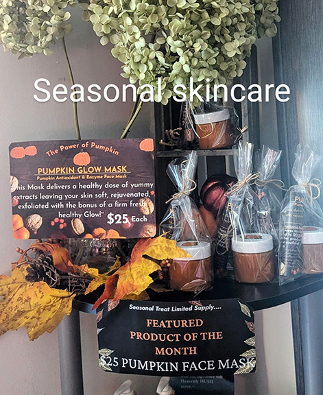 seasonal skincare pumkin